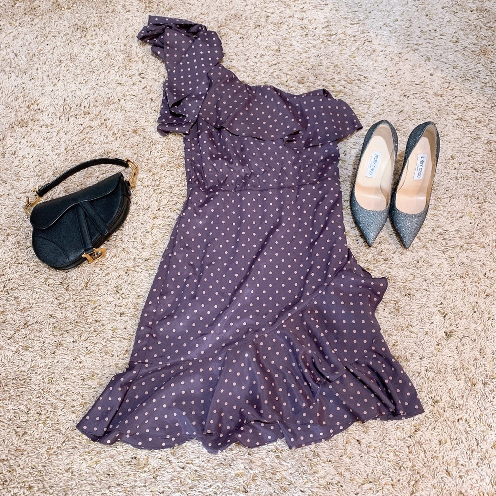 JOA One Shoulder Mini Dress